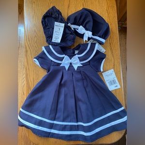 18 month Nautical Navy dress NWT
